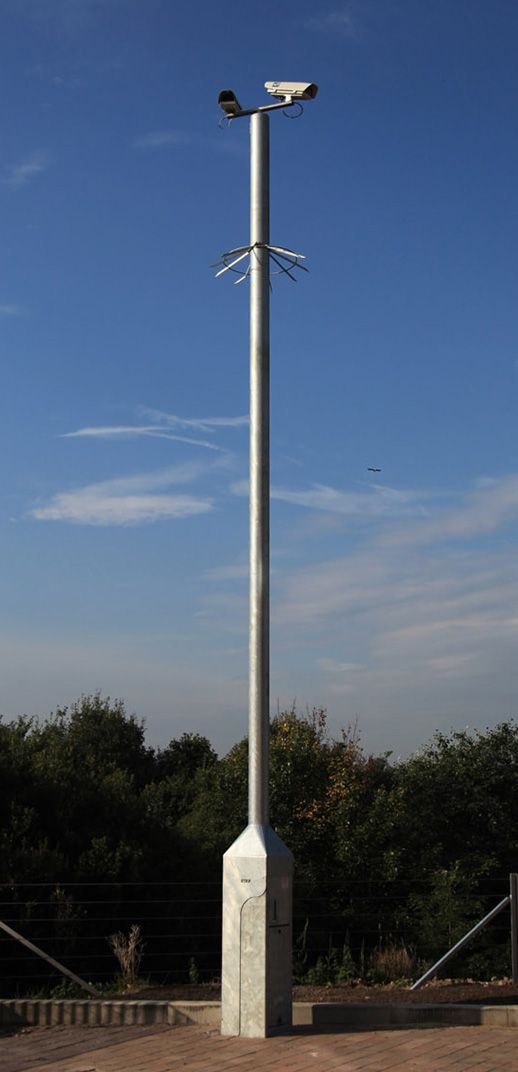 WEC Tilt-Over CCTV Column - TCTO Range