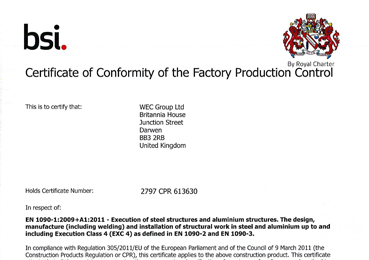 Structural Steelwork EN 1090