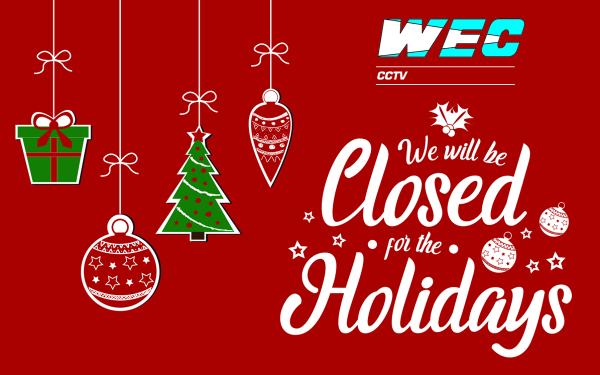 Christmas Shutdown Period 2020